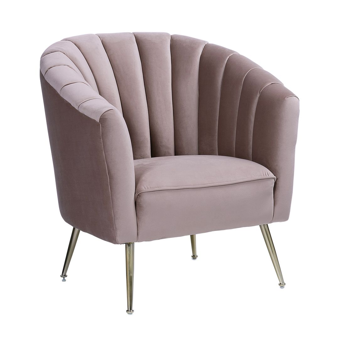 Manhattan Comfort Rosemont Green and Gold Velvet Accent Chair | Accent Chairs | Modishstore-7