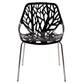 LeisureMod Modern Asbury Dining Chair w/ Chromed Legs, Set of 2 | Dining Chairs | Modishstore - 3