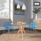 LeisureMod Modern Asbury Dining Chair w/ Chromed Legs, Set of 2 | Dining Chairs | Modishstore