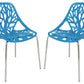 LeisureMod Modern Asbury Dining Chair w/ Chromed Legs, Set of 4 | Dining Chairs | Modishstore - 5