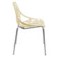LeisureMod Modern Asbury Dining Chair w/ Chromed Legs, Set of 2 | Dining Chairs | Modishstore - 13