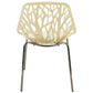 LeisureMod Modern Asbury Dining Chair w/ Chromed Legs, Set of 2 | Dining Chairs | Modishstore - 14