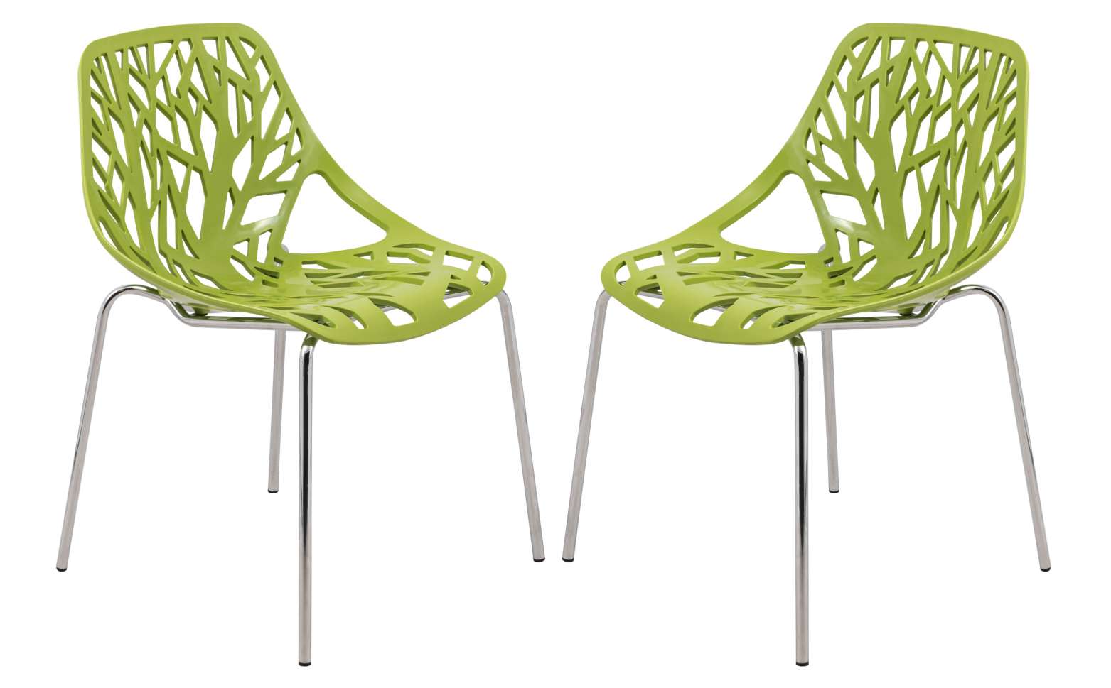 LeisureMod Modern Asbury Dining Chair w/ Chromed Legs, Set of 2 | Dining Chairs | Modishstore - 22