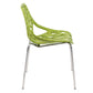 LeisureMod Modern Asbury Dining Chair w/ Chromed Legs, Set of 2 | Dining Chairs | Modishstore - 28