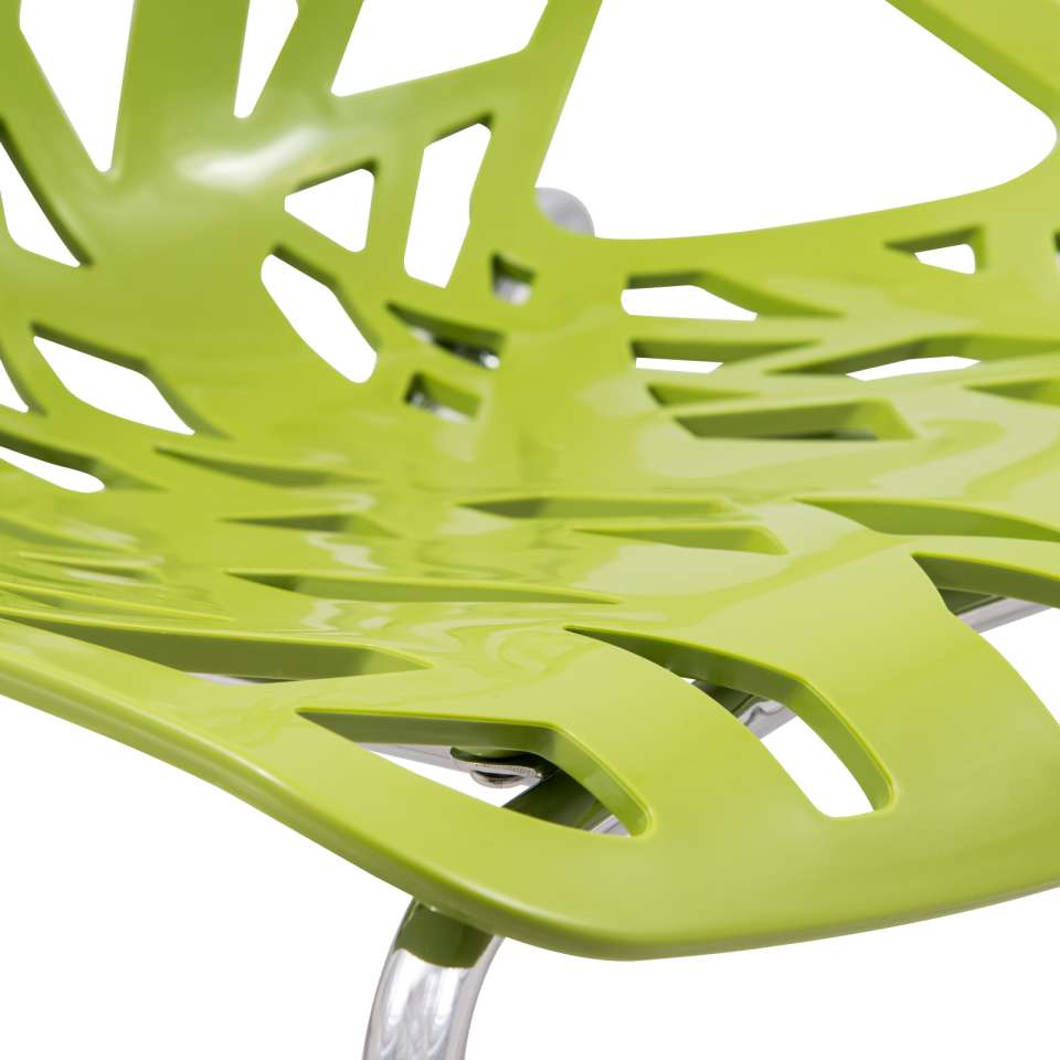 LeisureMod Modern Asbury Dining Chair w/ Chromed Legs, Set of 2 | Dining Chairs | Modishstore - 25