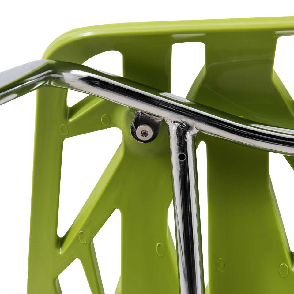 LeisureMod Modern Asbury Dining Chair w/ Chromed Legs, Set of 2 | Dining Chairs | Modishstore - 24
