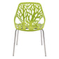 LeisureMod Modern Asbury Dining Chair w/ Chromed Legs | Dining Chairs | Modishstore - 24