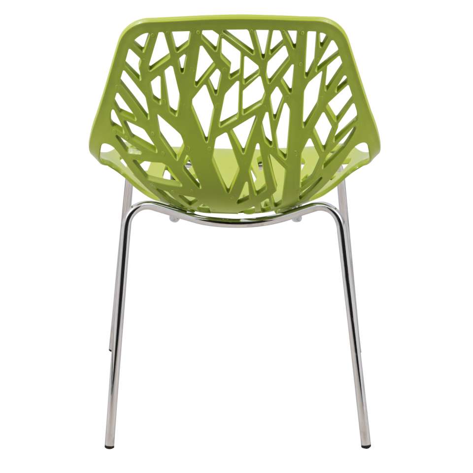 LeisureMod Modern Asbury Dining Chair w/ Chromed Legs | Dining Chairs | Modishstore - 22
