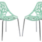 LeisureMod Modern Asbury Dining Chair w/ Chromed Legs, Set of 2 | Dining Chairs | Modishstore - 30
