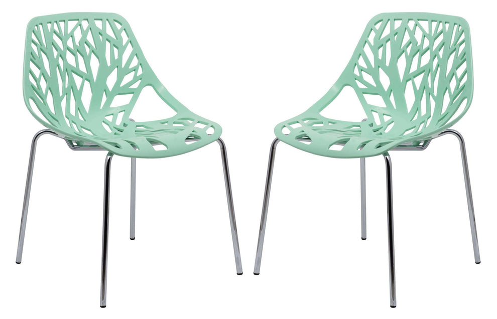 LeisureMod Modern Asbury Dining Chair w/ Chromed Legs, Set of 2 | Dining Chairs | Modishstore - 30