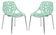 LeisureMod Modern Asbury Dining Chair w/ Chromed Legs, Set of 2 | Dining Chairs | Modishstore - 30