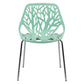 LeisureMod Modern Asbury Dining Chair w/ Chromed Legs, Set of 2 | Dining Chairs | Modishstore - 36