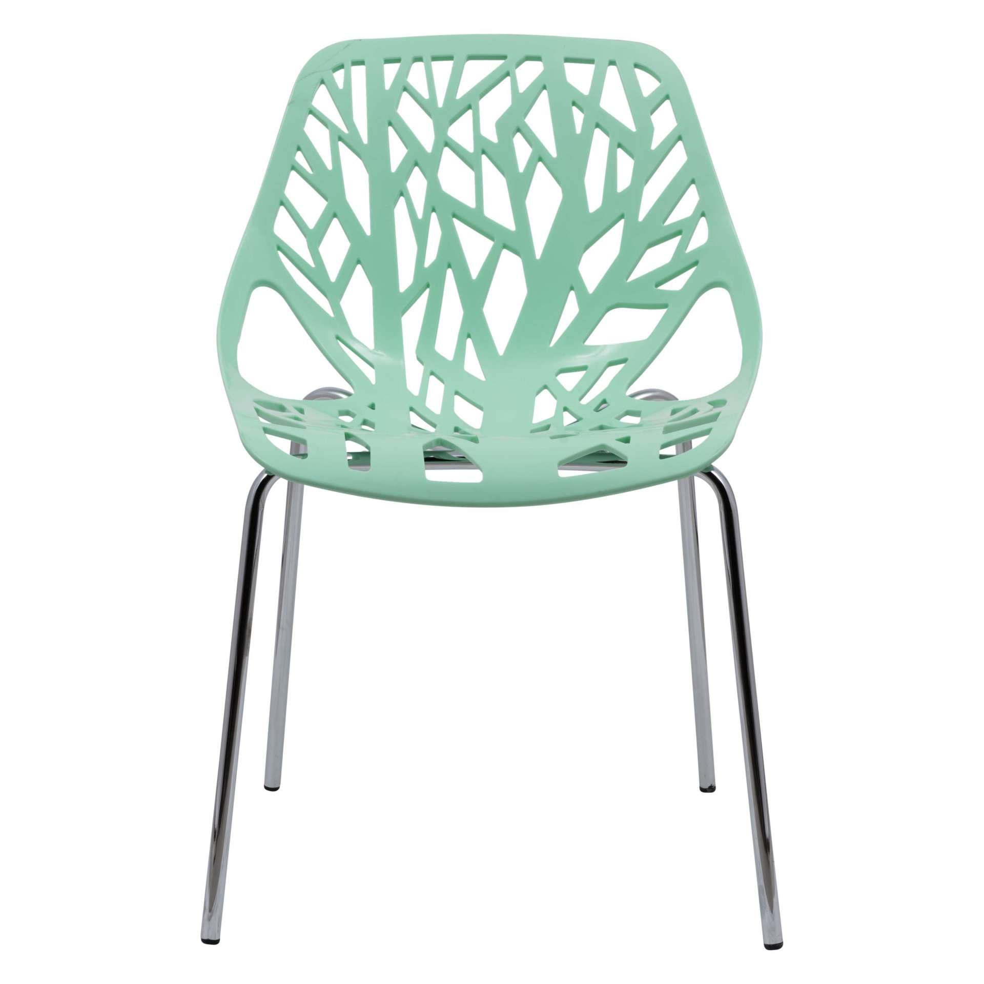 LeisureMod Modern Asbury Dining Chair w/ Chromed Legs | Dining Chairs | Modishstore - 32