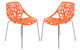 LeisureMod Modern Asbury Dining Chair w/ Chromed Legs, Set of 2 | Dining Chairs | Modishstore - 39