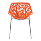 LeisureMod Modern Asbury Dining Chair w/ Chromed Legs | Dining Chairs | Modishstore - 36