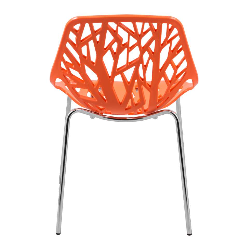LeisureMod Modern Asbury Dining Chair w/ Chromed Legs | Dining Chairs | Modishstore - 36
