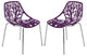 LeisureMod Modern Asbury Dining Chair w/ Chromed Legs, Set of 2 | Dining Chairs | Modishstore - 50