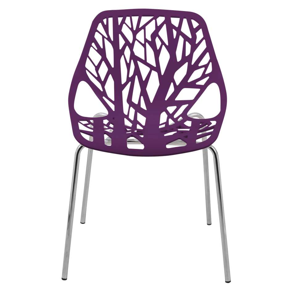 LeisureMod Modern Asbury Dining Chair w/ Chromed Legs, Set of 2 | Dining Chairs | Modishstore - 51