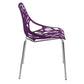 LeisureMod Modern Asbury Dining Chair w/ Chromed Legs, Set of 2 | Dining Chairs | Modishstore - 52