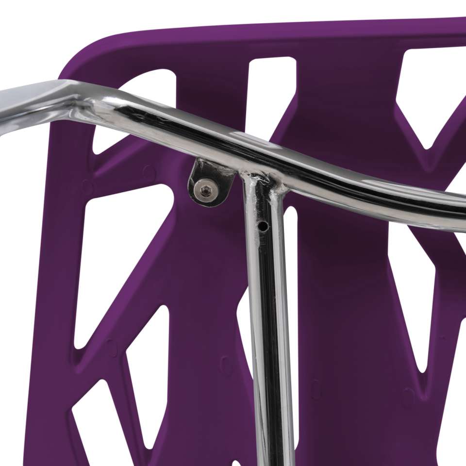 LeisureMod Modern Asbury Dining Chair w/ Chromed Legs, Set of 2 | Dining Chairs | Modishstore - 55