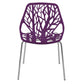 LeisureMod Modern Asbury Dining Chair w/ Chromed Legs, Set of 4 | Dining Chairs | Modishstore - 50