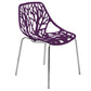 LeisureMod Modern Asbury Dining Chair w/ Chromed Legs | Dining Chairs | Modishstore - 41