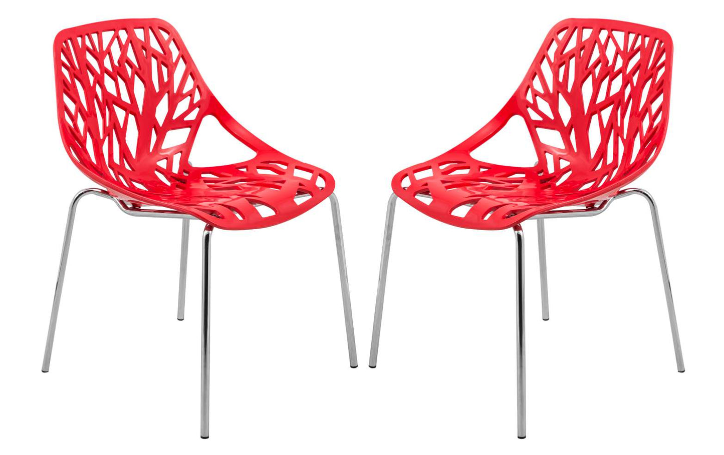 LeisureMod Modern Asbury Dining Chair w/ Chromed Legs, Set of 2 | Dining Chairs | Modishstore - 64