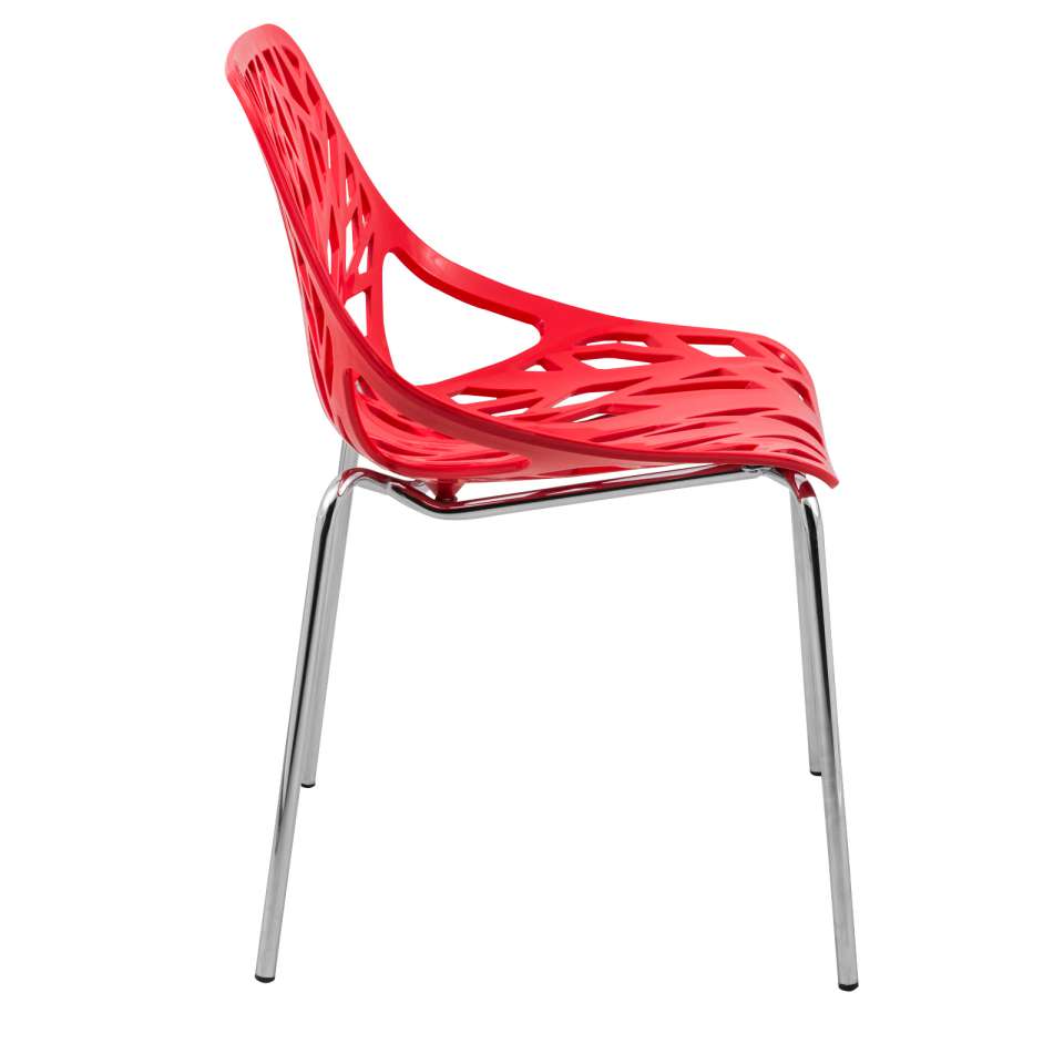 LeisureMod Modern Asbury Dining Chair w/ Chromed Legs | Dining Chairs | Modishstore - 53