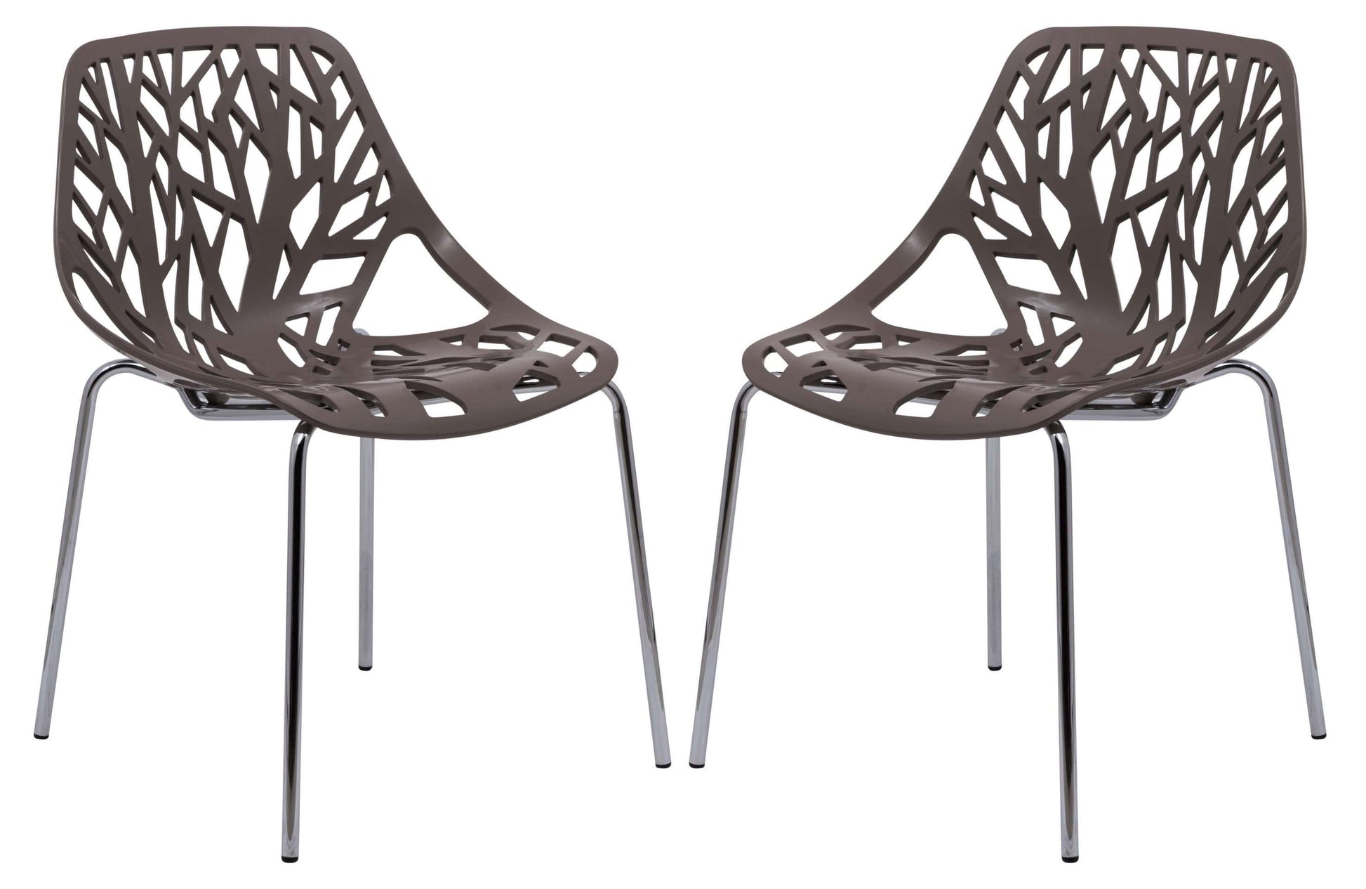 LeisureMod Modern Asbury Dining Chair w/ Chromed Legs, Set of 2 | Dining Chairs | Modishstore - 74