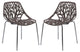 LeisureMod Modern Asbury Dining Chair w/ Chromed Legs, Set of 2 | Dining Chairs | Modishstore - 74