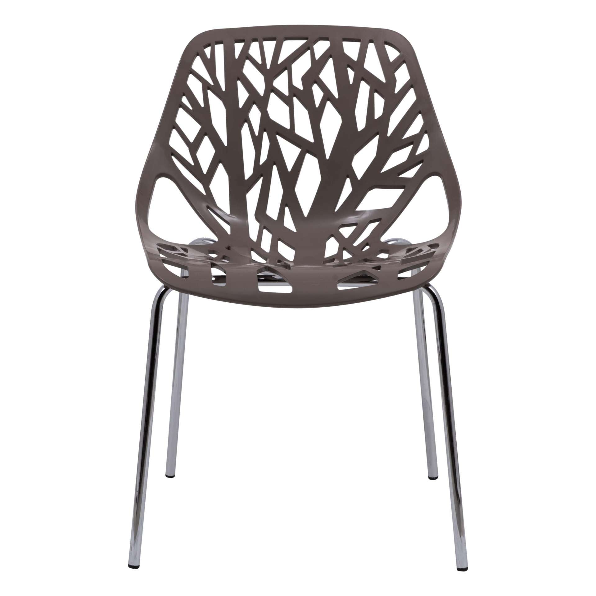 LeisureMod Modern Asbury Dining Chair w/ Chromed Legs, Set of 2 | Dining Chairs | Modishstore - 73