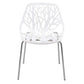LeisureMod Modern Asbury Dining Chair w/ Chromed Legs, Set of 2 | Dining Chairs | Modishstore - 81
