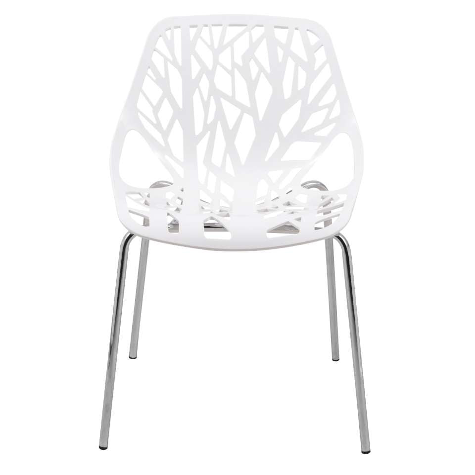 LeisureMod Modern Asbury Dining Chair w/ Chromed Legs, Set of 2 | Dining Chairs | Modishstore - 81