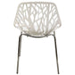 LeisureMod Modern Asbury Dining Chair w/ Chromed Legs, Set of 4 | Dining Chairs | Modishstore - 83