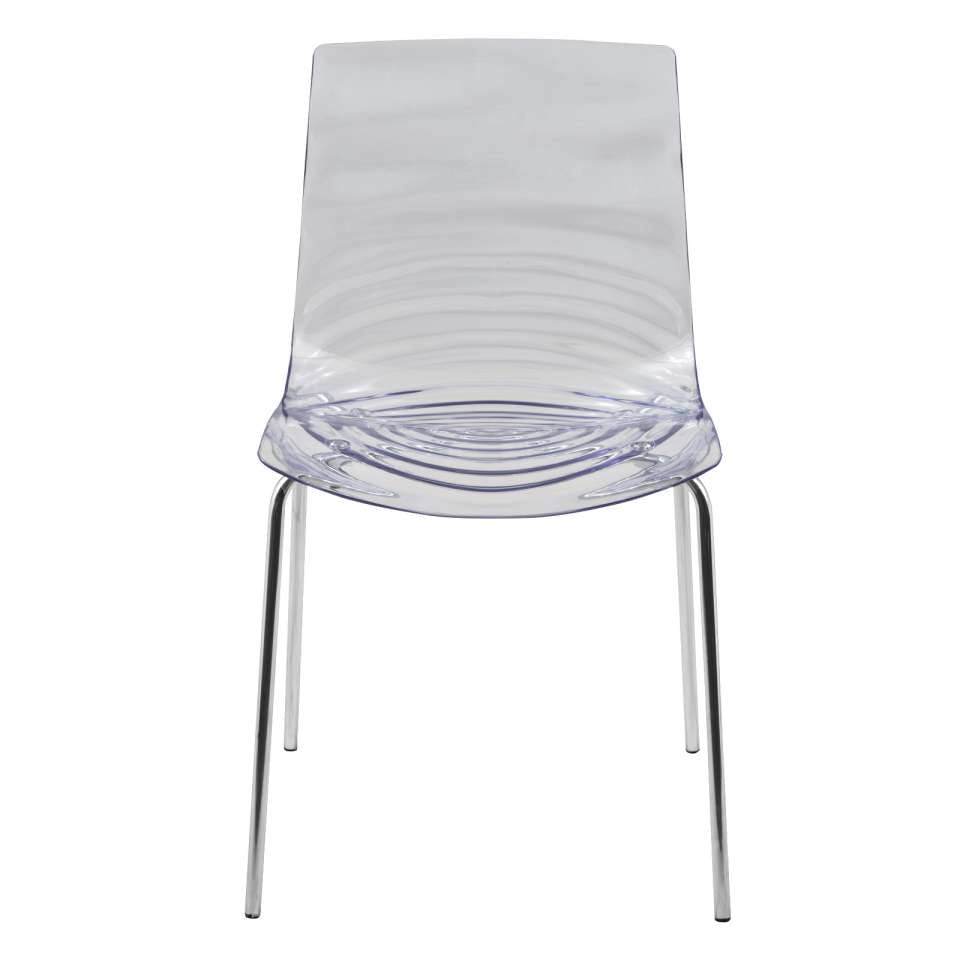 LeisureMod Astor Water Ripple Design Dining Chair | Dining Chairs | Modishstore - 3