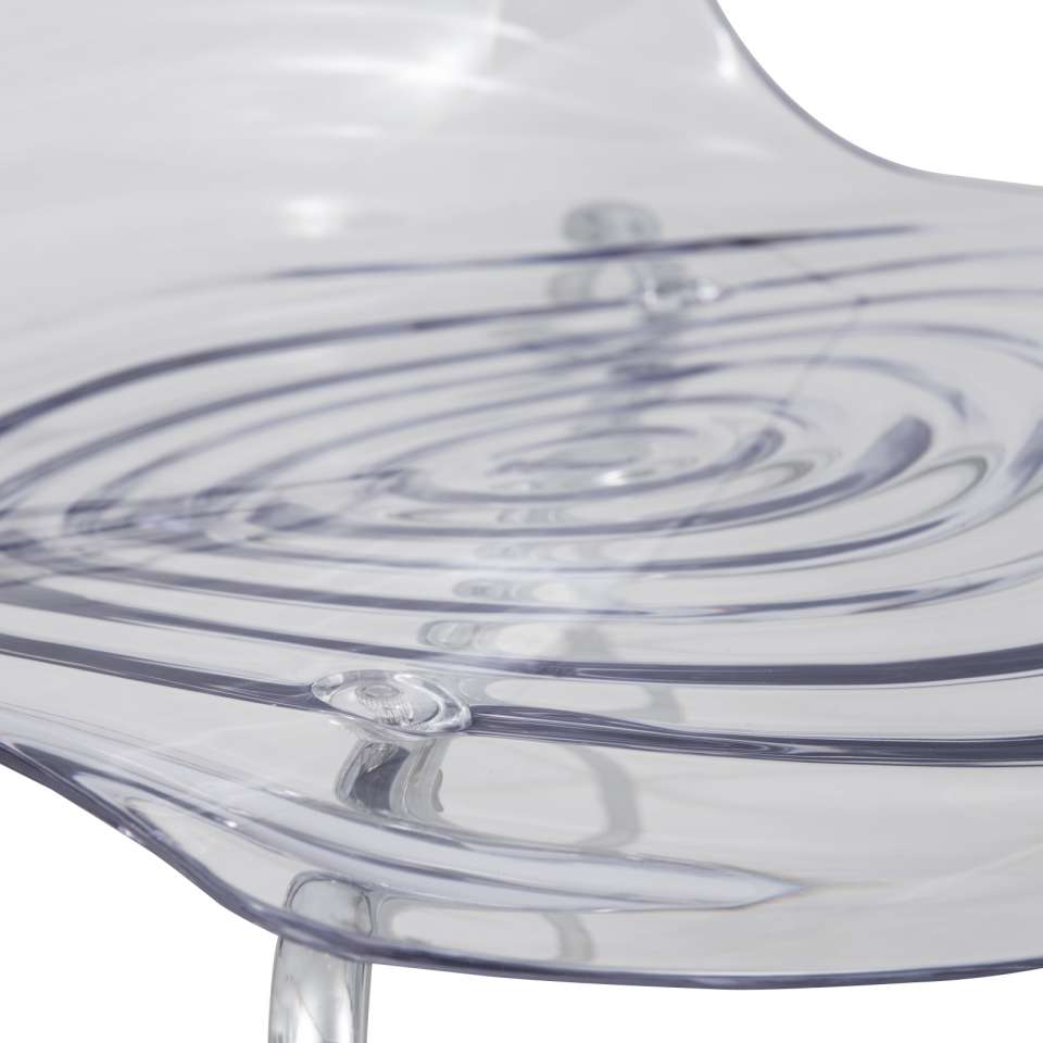 LeisureMod Astor Water Ripple Design Dining Chair | Dining Chairs | Modishstore - 5