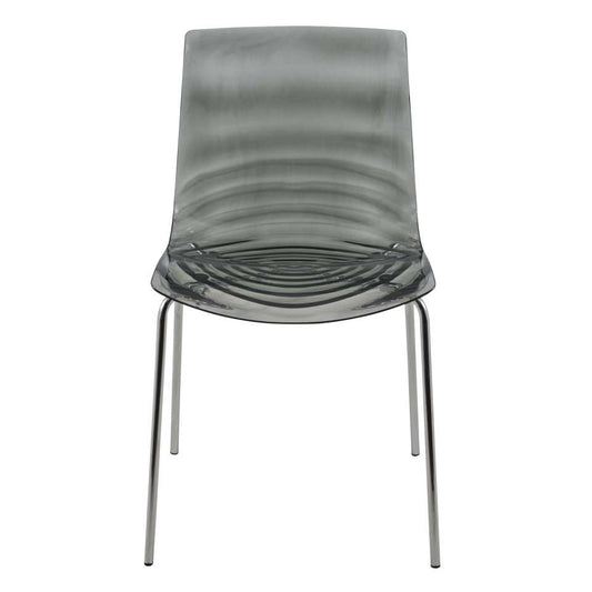 LeisureMod Astor Water Ripple Design Dining Chair Set of 4 | Dining Chairs | Modishstore