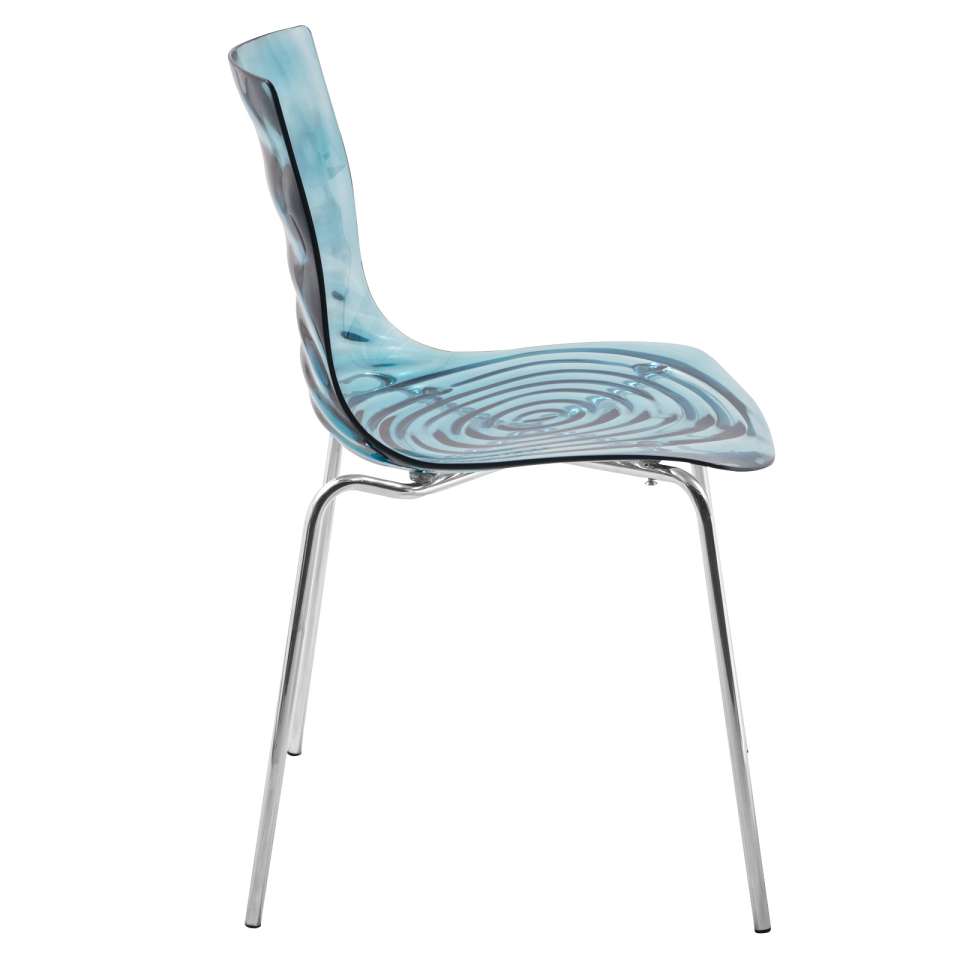 LeisureMod Astor Water Ripple Design Dining Chair | Dining Chairs | Modishstore - 10