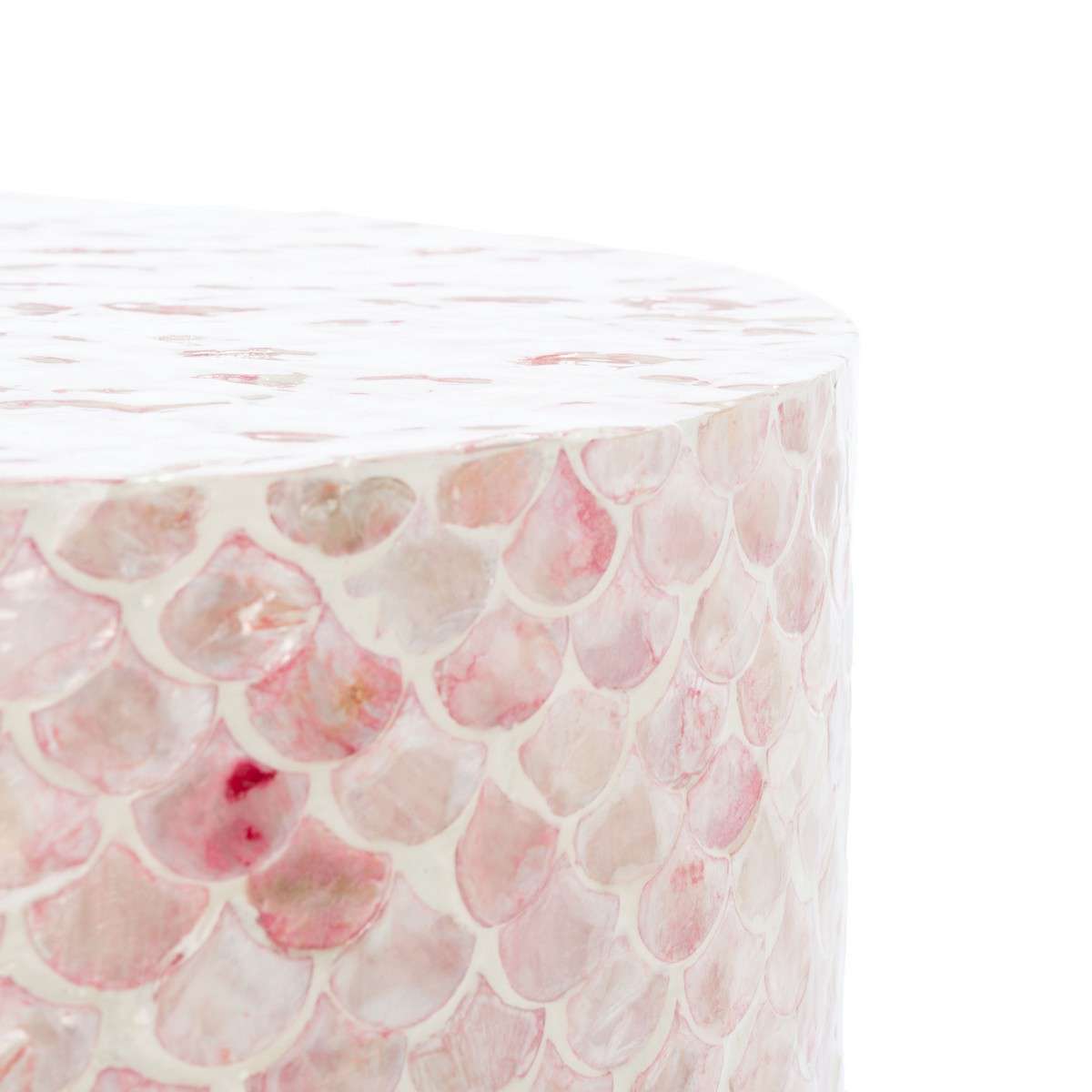 Safavieh Emberlyn Round Accent Table - Pink | Accent Tables | Modishstore - 2