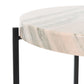 Safavieh Azula Stone Top Accent Table - Burnt Orange Stone | Accent Tables | Modishstore - 4