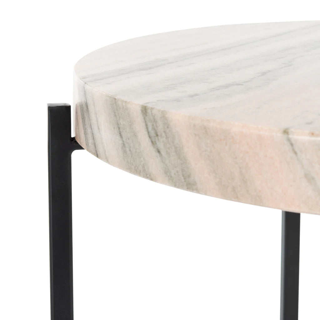 Safavieh Azula Stone Top Accent Table - Burnt Orange Stone | Accent Tables | Modishstore - 4