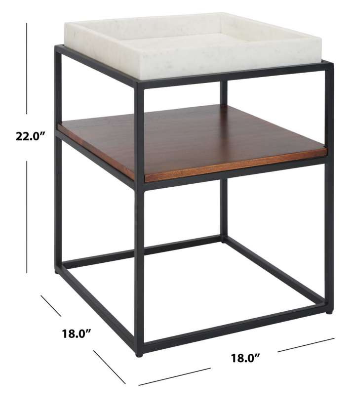 Safavieh Kya 2 Tier Accent Table | Accent Tables | Modishstore - 4