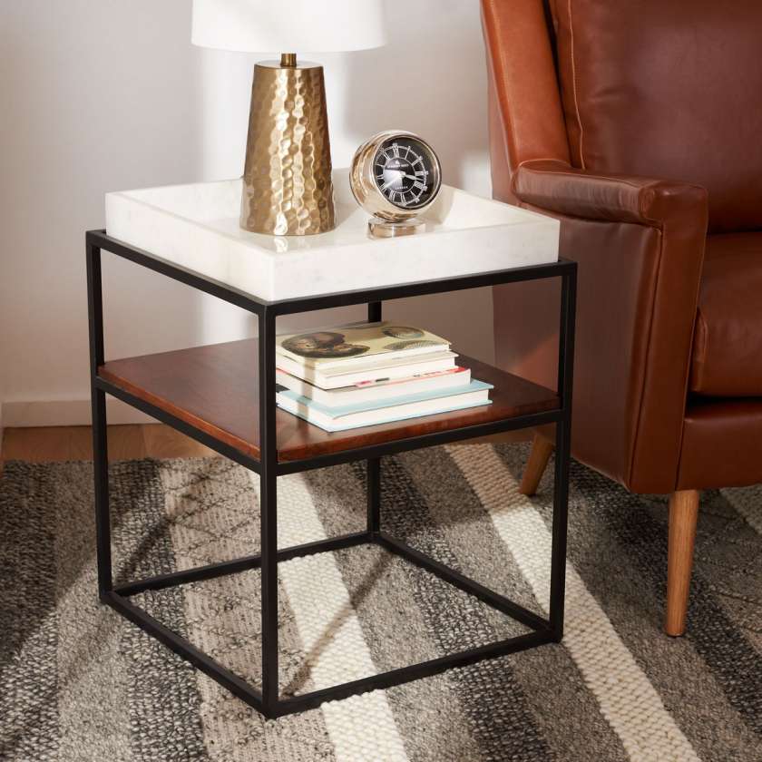 Safavieh Kya 2 Tier Accent Table | Accent Tables | Modishstore - 2
