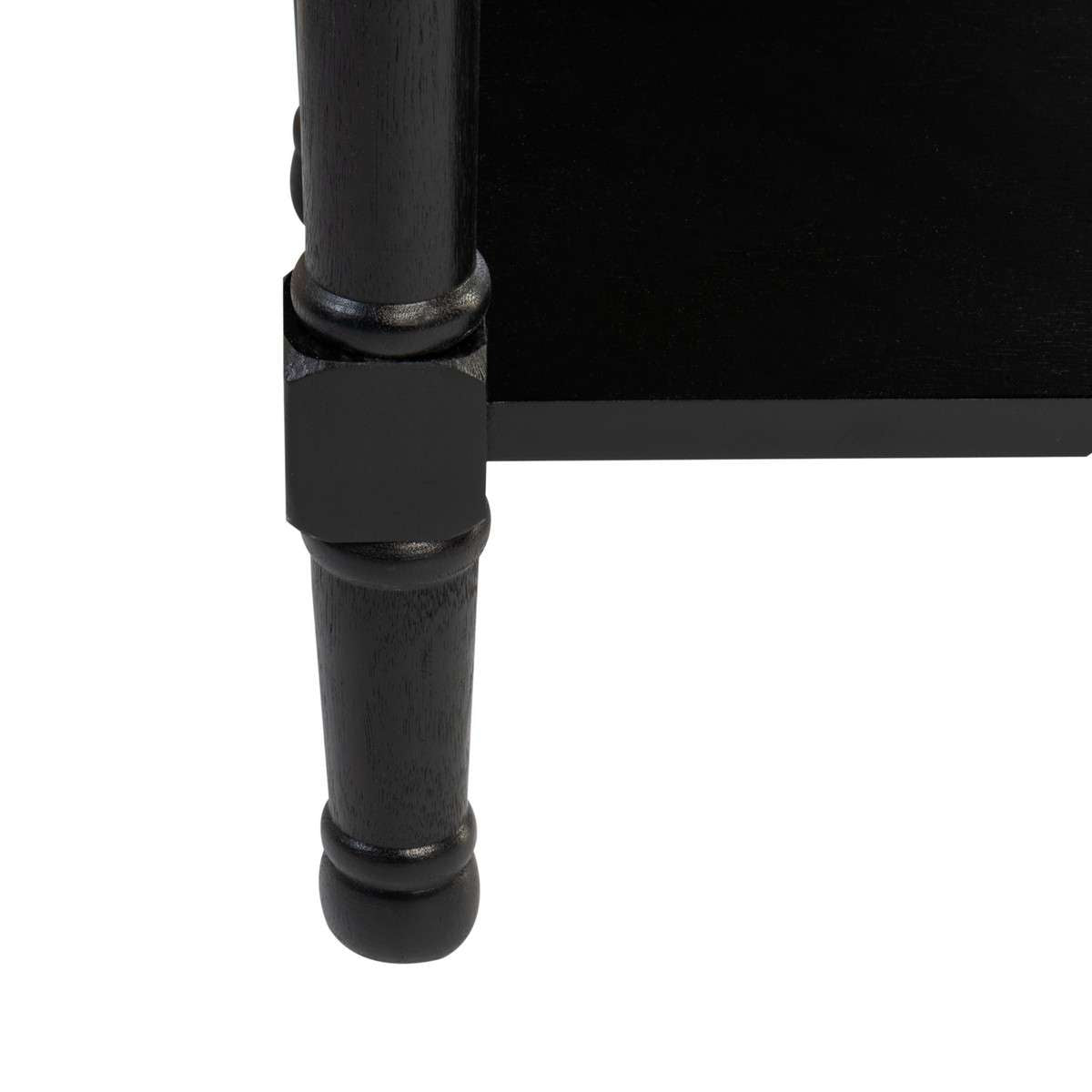 Safavieh Peyton 1 Drawer Accent Table - Black | Accent Tables | Modishstore - 4
