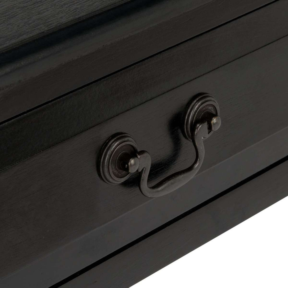 Safavieh Whitney 1 Drawer Accent Table - Black | Accent Tables | Modishstore - 4