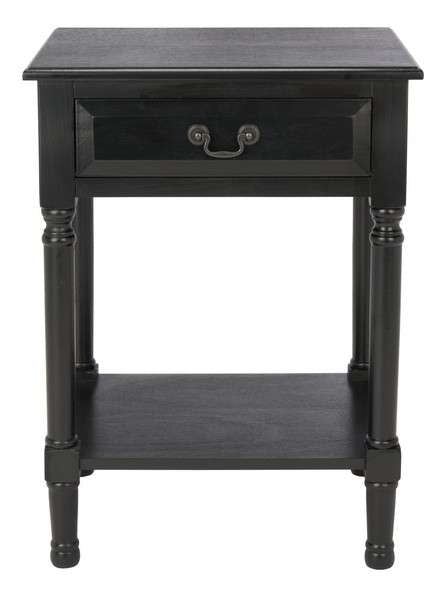 Safavieh Whitney 1 Drawer Accent Table - Black | Accent Tables | Modishstore - 2