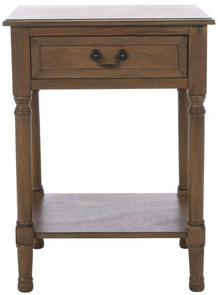 Safavieh Whitney 1 Drawer Accent Table - Brown | Accent Tables | Modishstore - 2