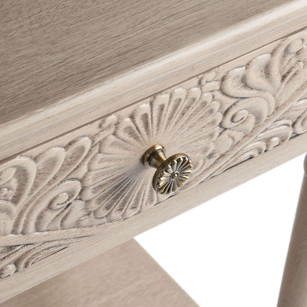 Safavieh Josie 1 Drawer Accent Table - Greige | Accent Tables | Modishstore - 3