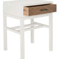 Safavieh Ajana 1 Drawer Accent Table - White | Accent Tables | Modishstore - 3