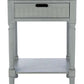 Safavieh Landers 1 Drawer Accent Table - Distressed Gray | Accent Tables | Modishstore - 2
